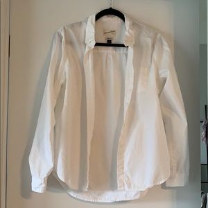 Target white boyfriend fit button down *once once*